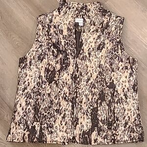 NWOT Christopher and Banks Quilted Medium Vest